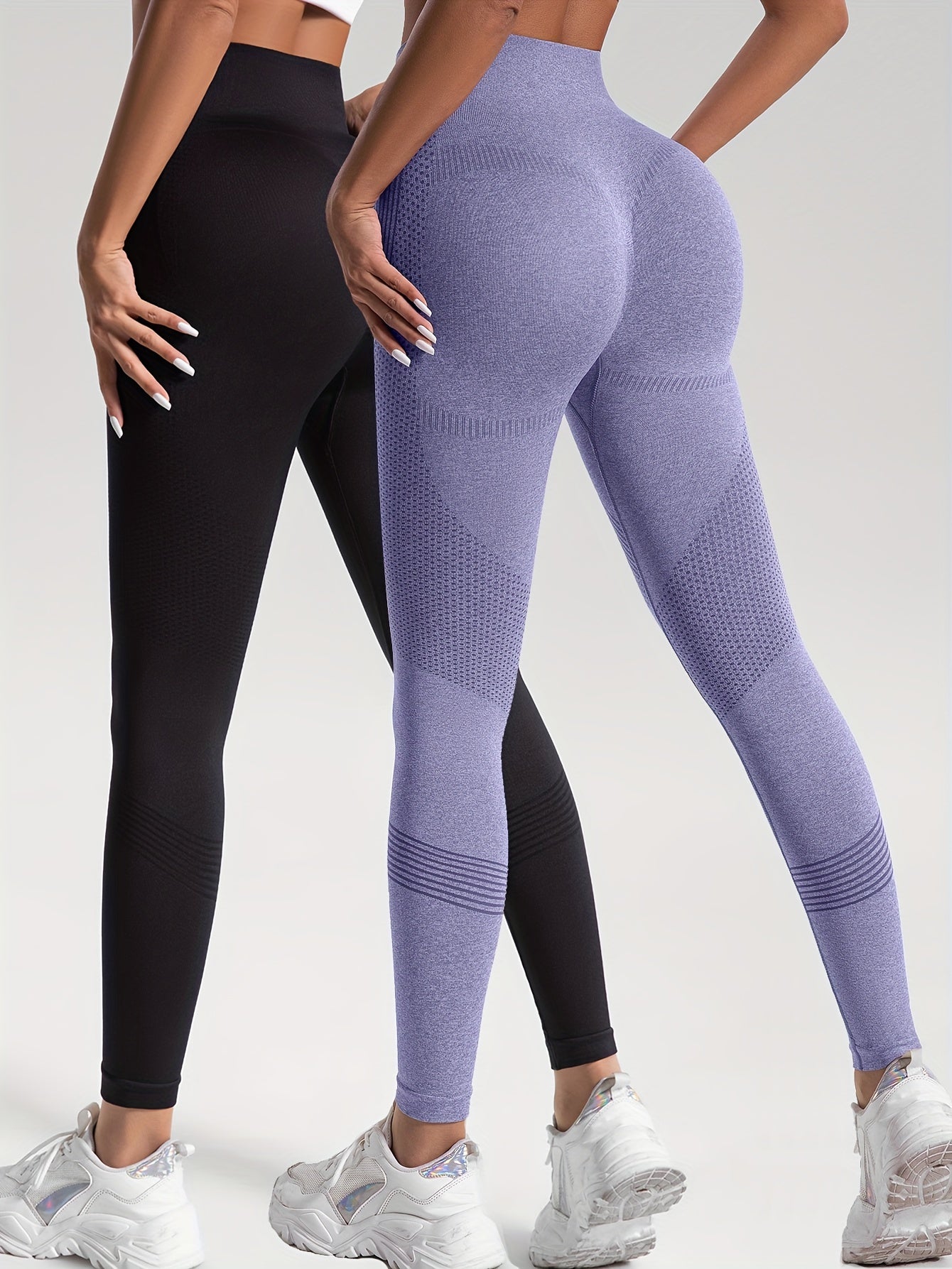 Grijze High-Stretch Yoga Leggings - DriDa