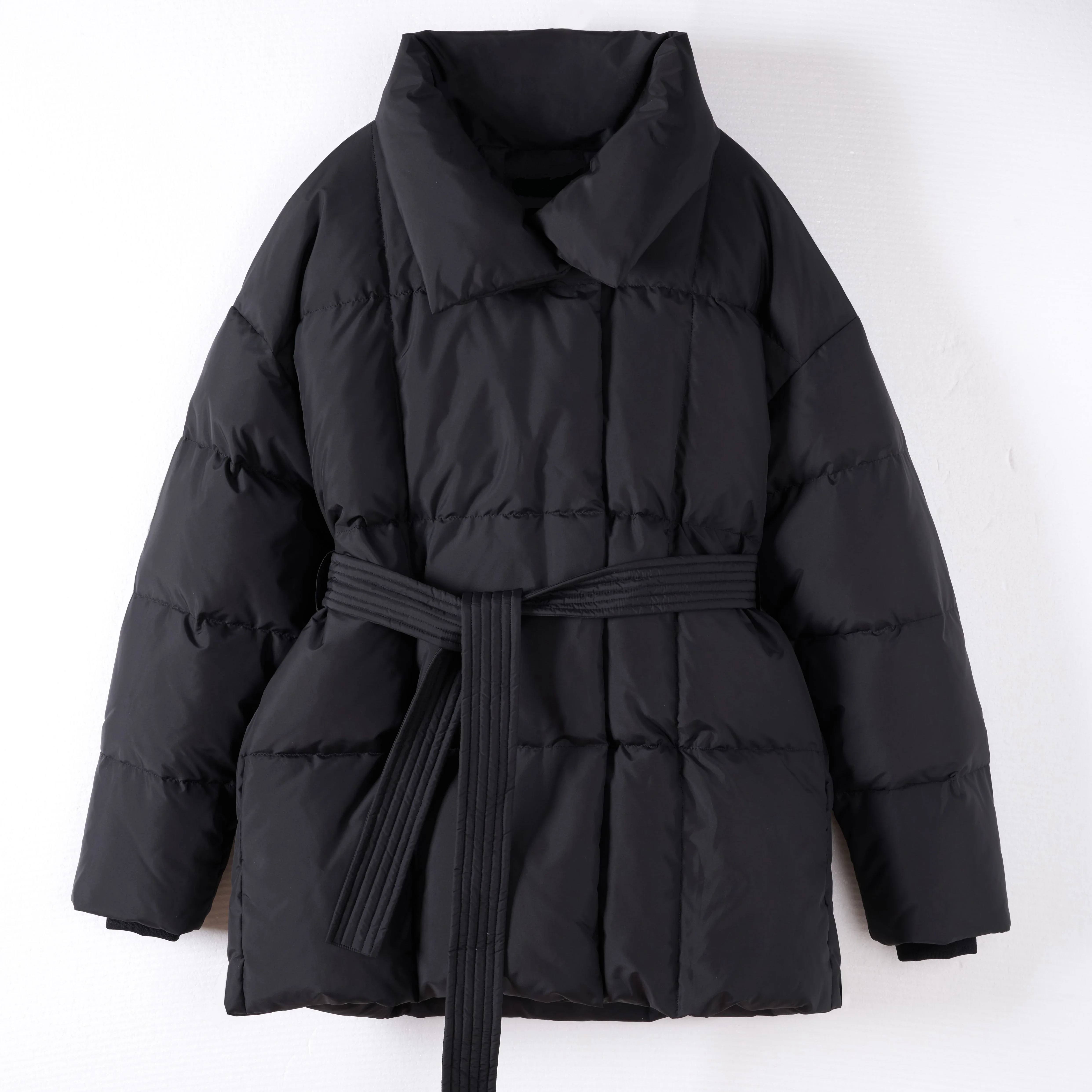 BellaVile Mid Lange Puffer Jas