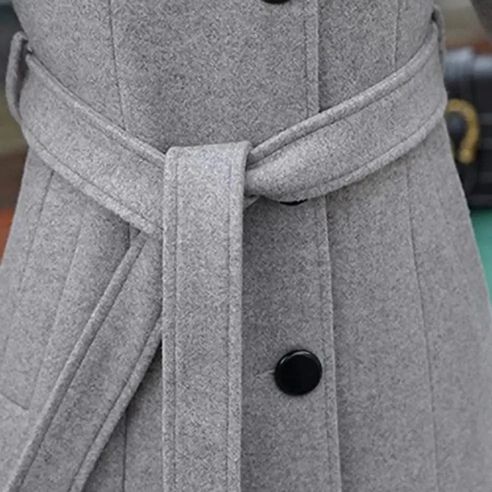 DriDa- Einreihiger Trenchcoat mit Taschen