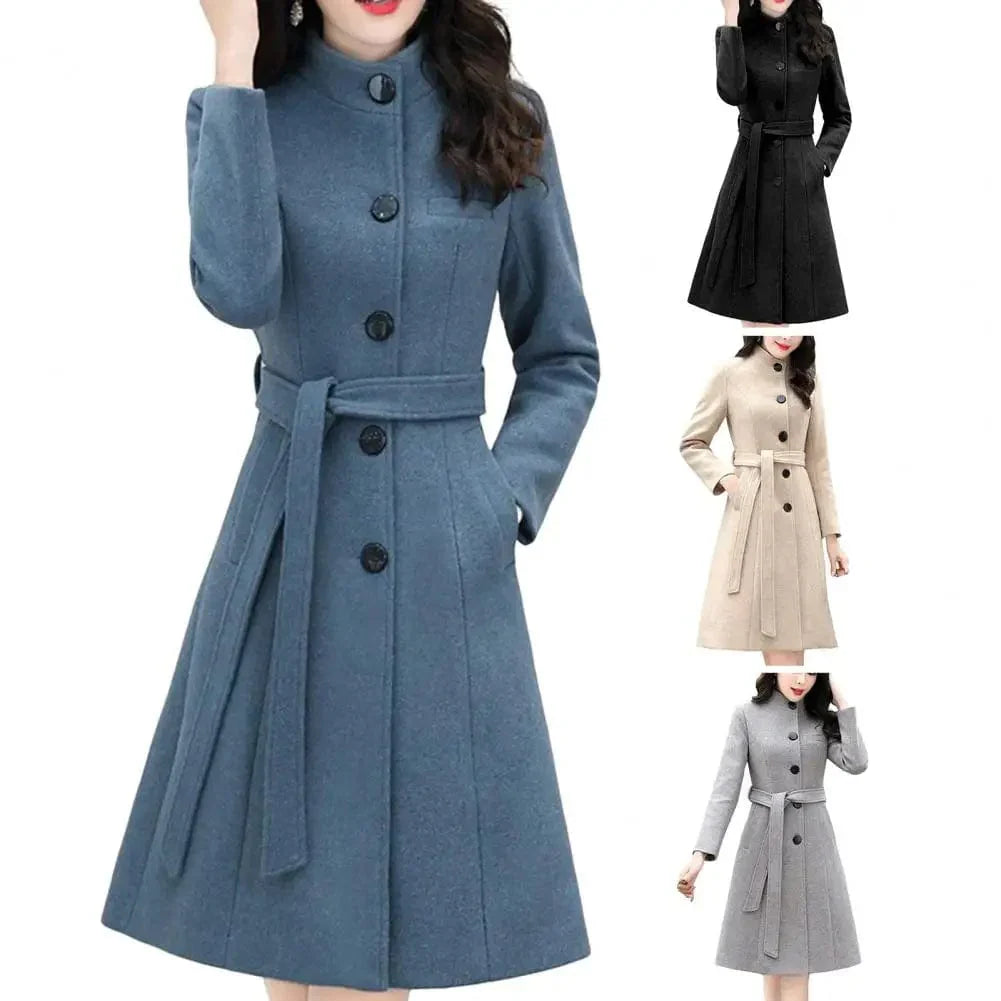 DriDa- Einreihiger Trenchcoat mit Taschen