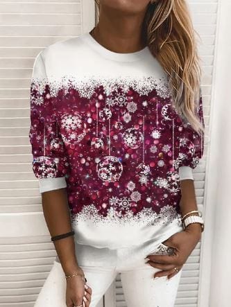 DriDa- Elegant Kerstmis Sweatshirt