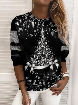 DriDa- Elegant Kerstmis Sweatshirt