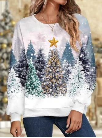 DriDa- Elegant Kerstmis Sweatshirt