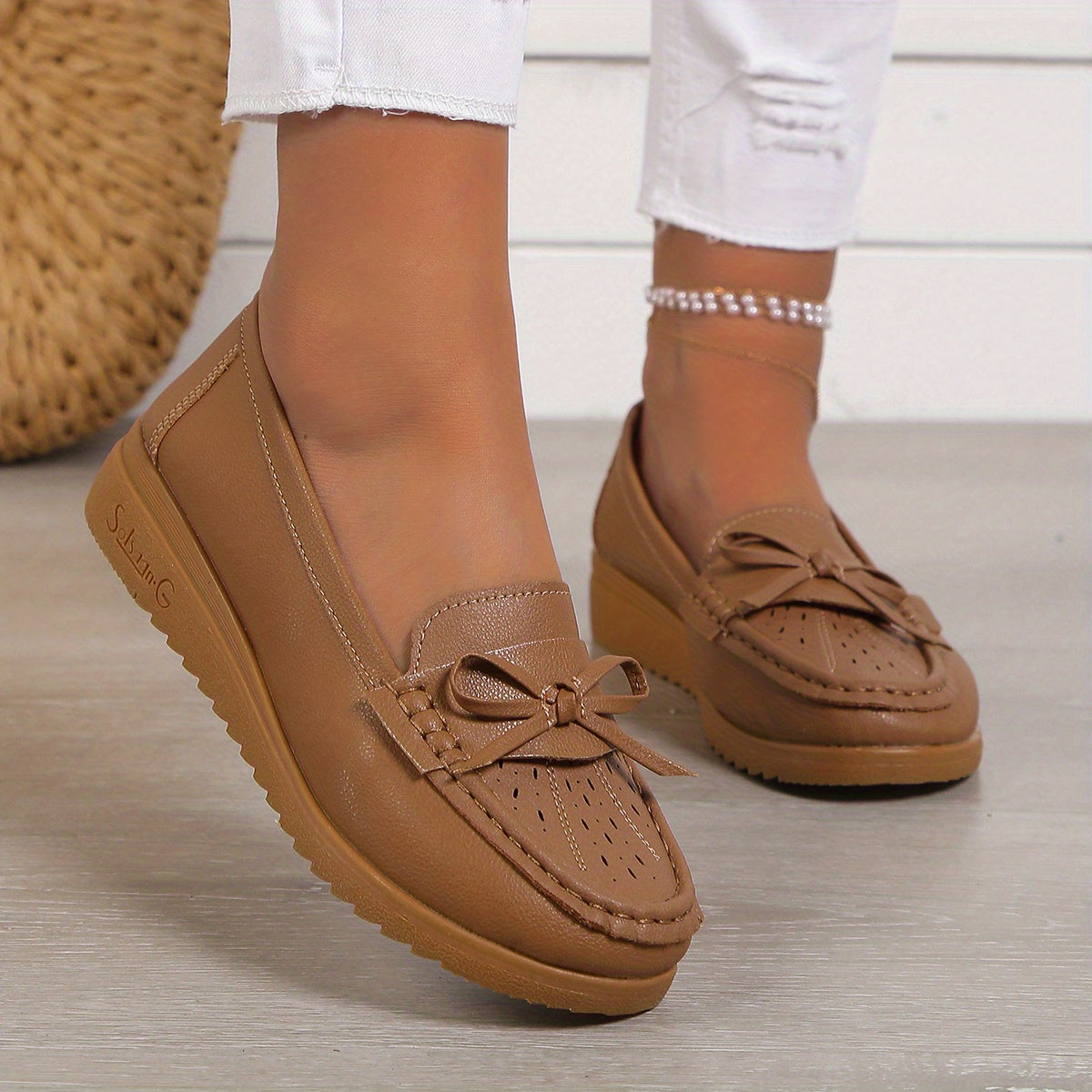 Loafers met Strik Mila