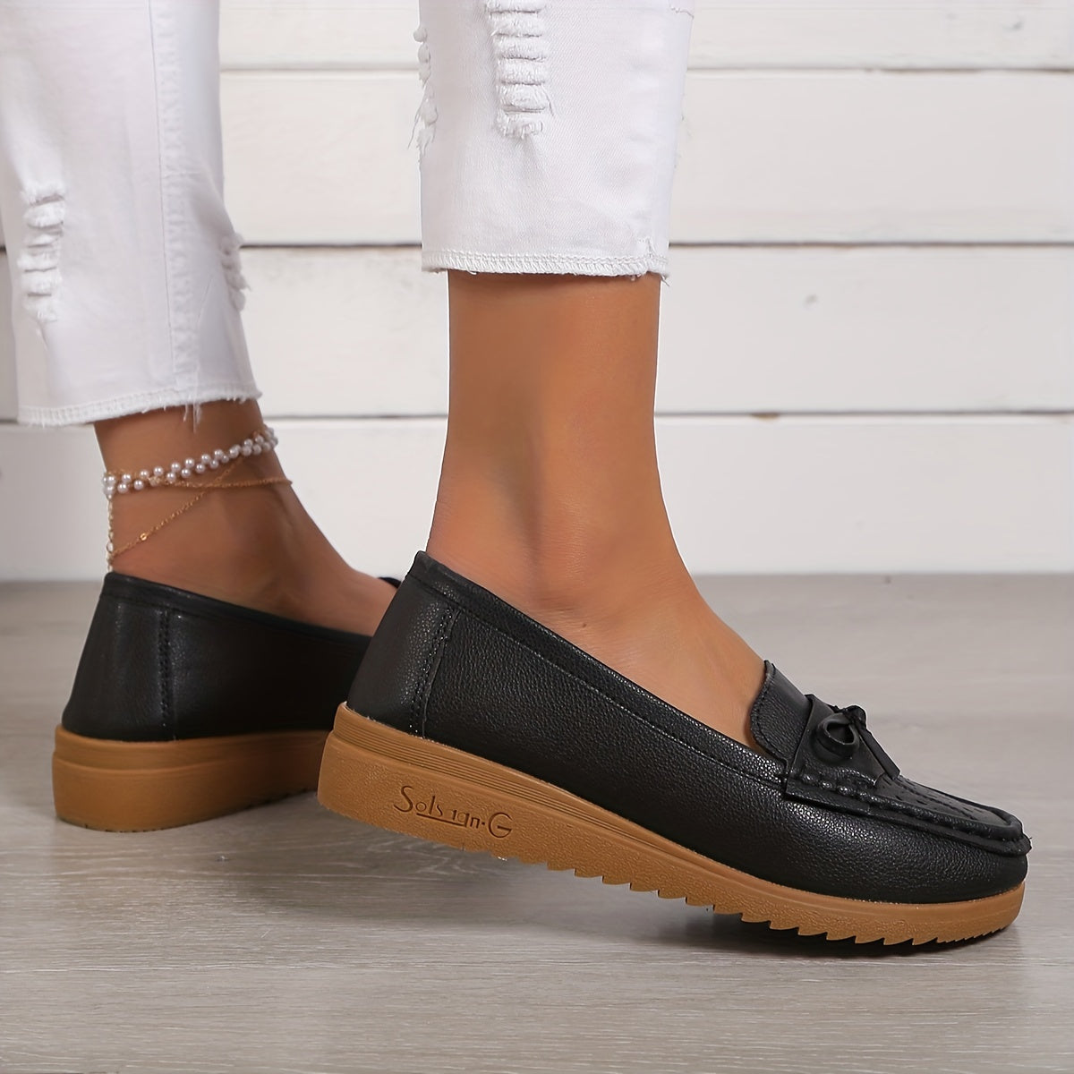 Loafers met Strik Mila