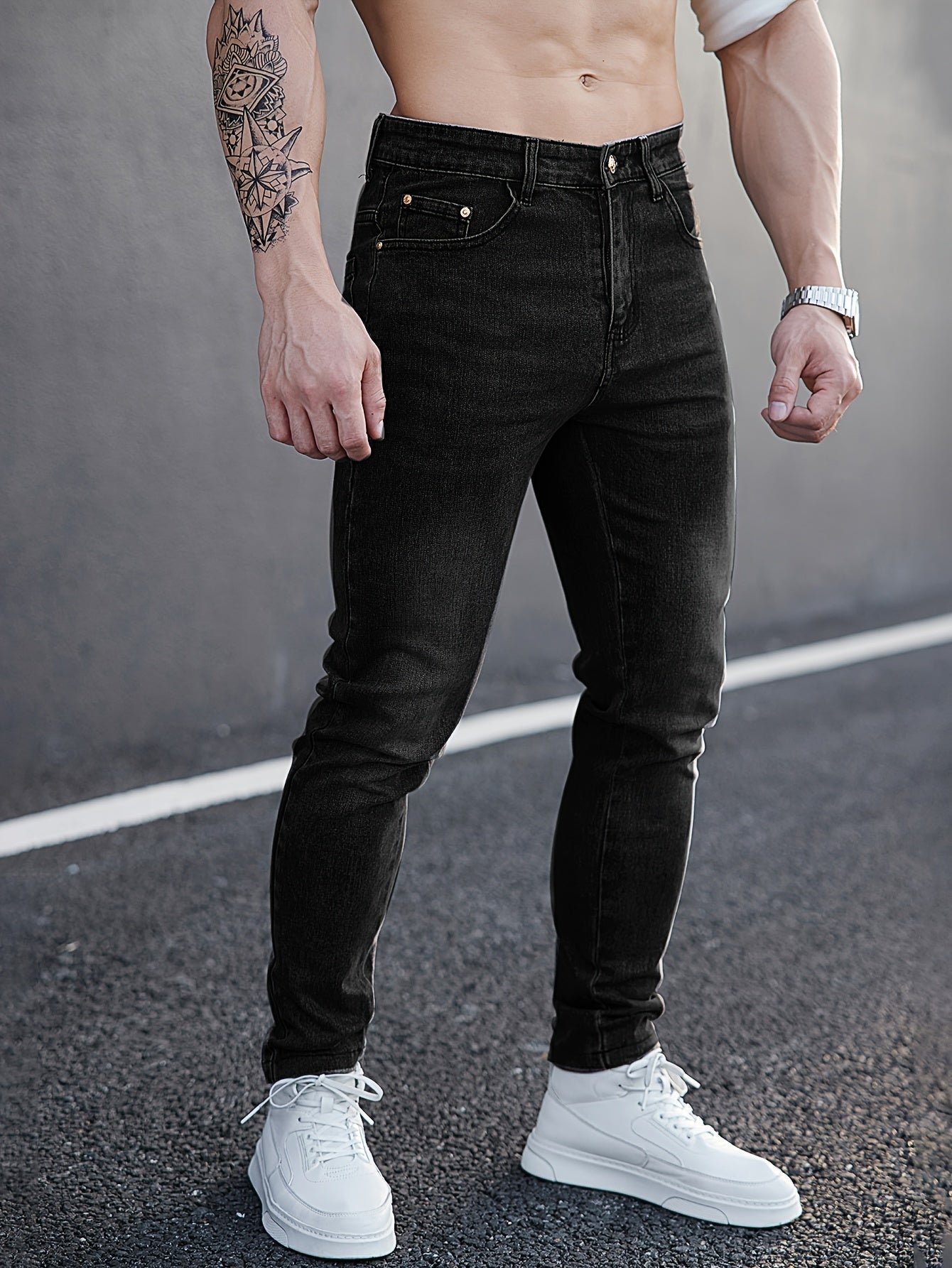 Blauwe Skinny Jeans