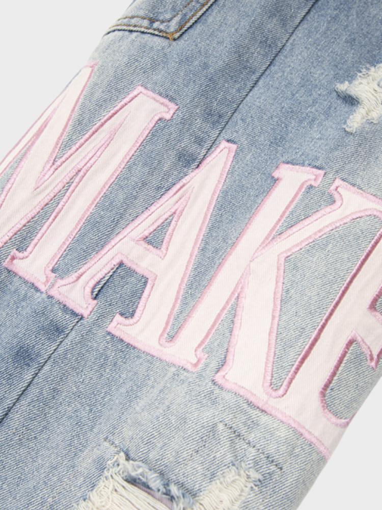 Make Washed & Ripped Jeans