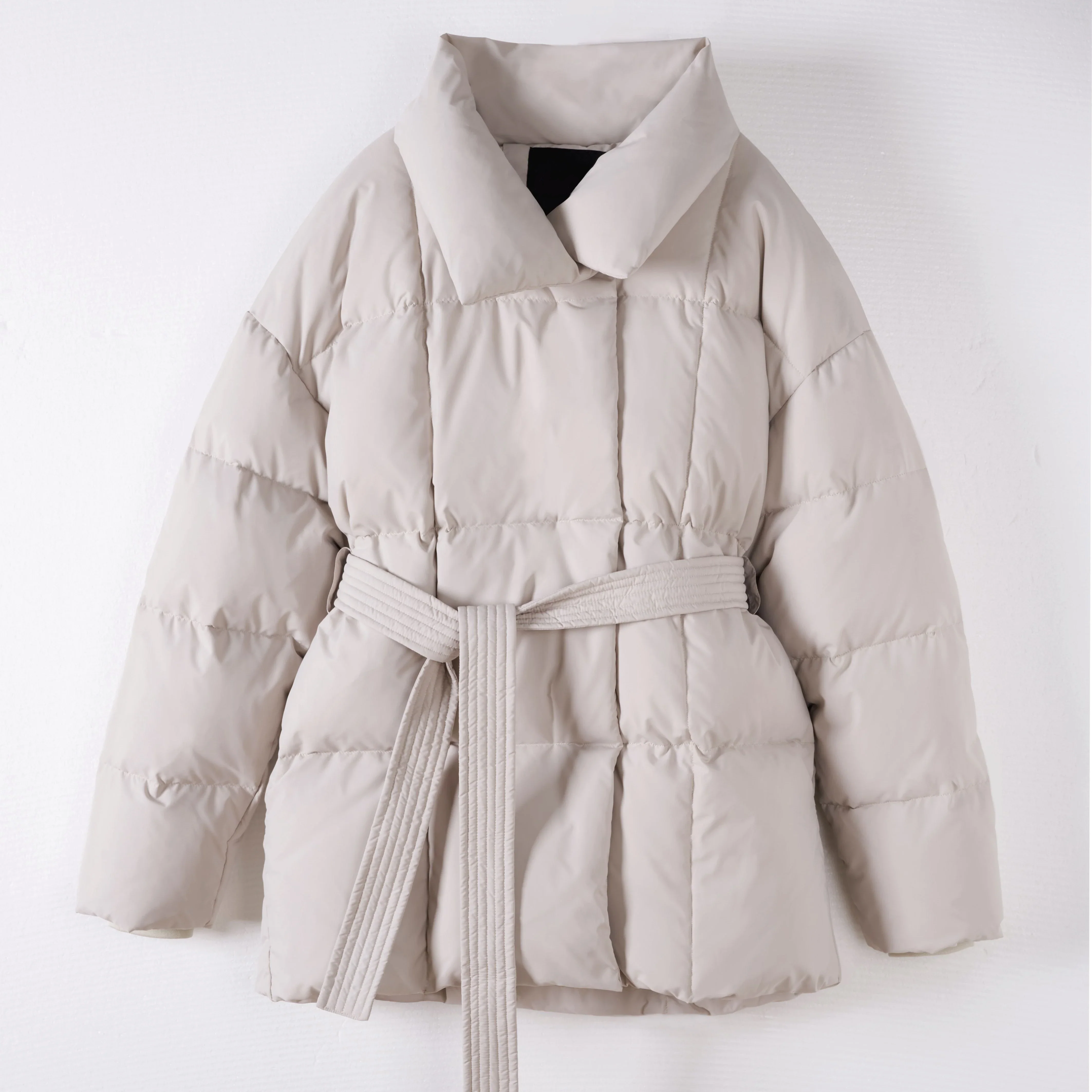 BellaVile Mid Lange Puffer Jas