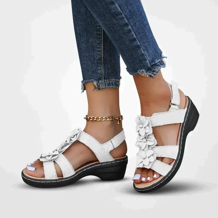 Noa Bloemen Platform Sandalen