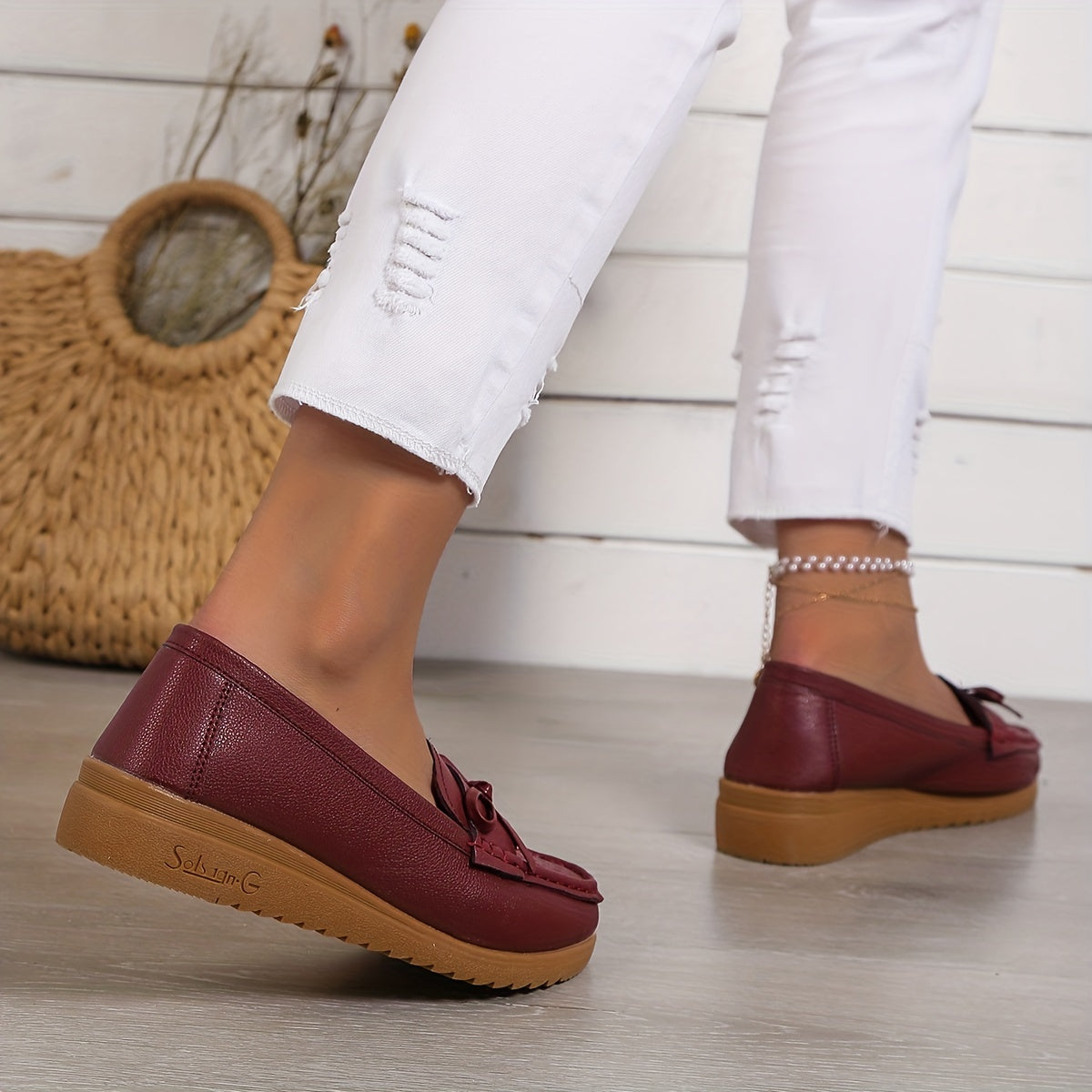 Loafers met Strik Mila