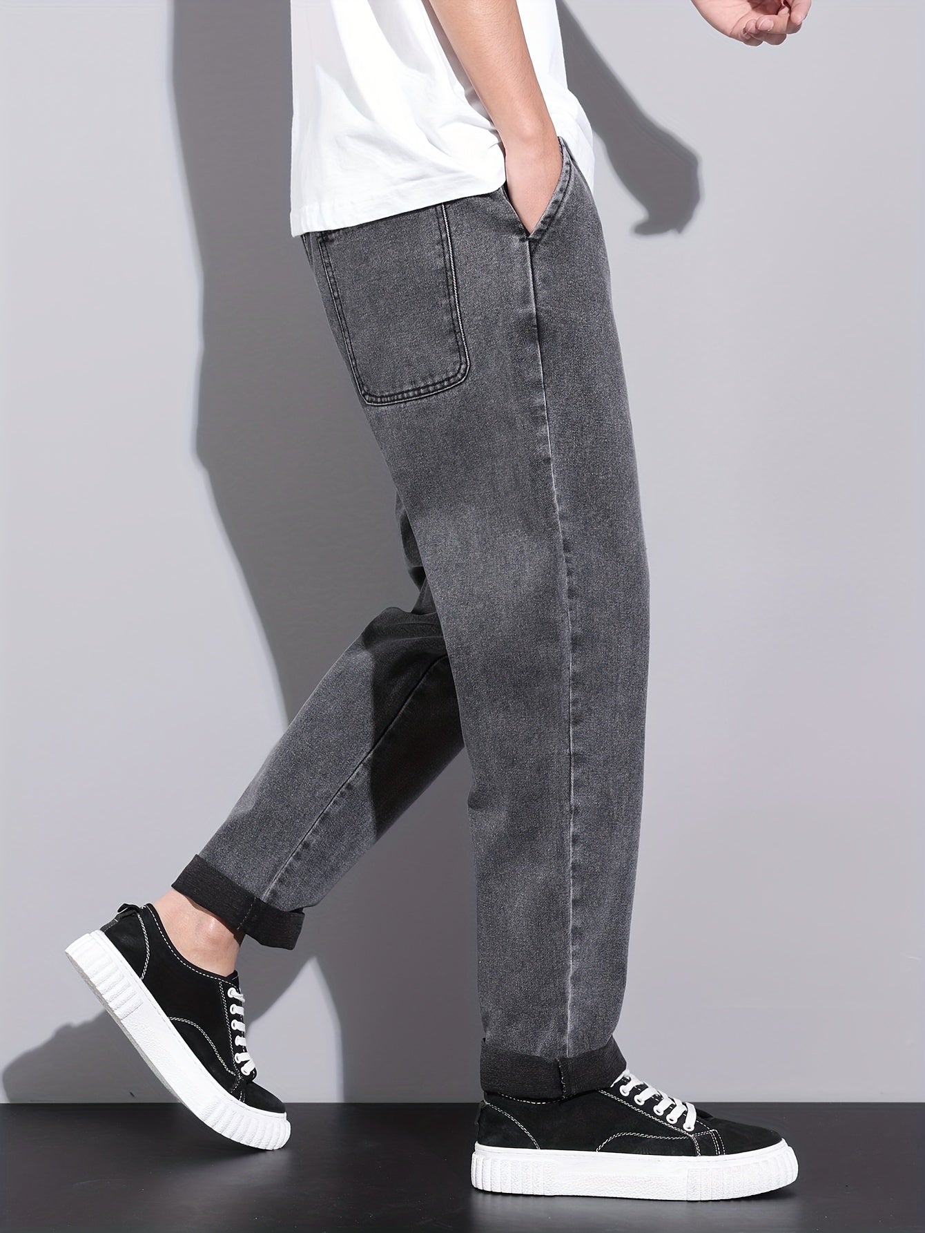 DriDa Casual Enkellange Jeans met Touwtje