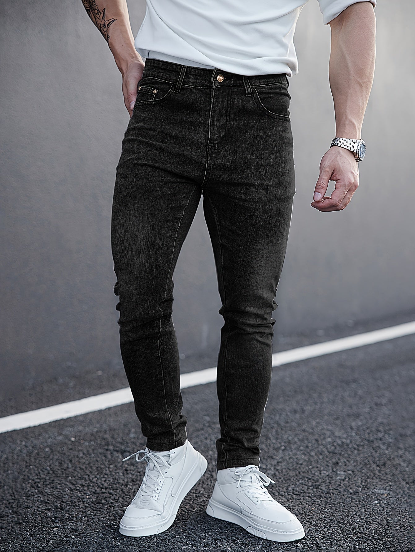 Blauwe Skinny Jeans