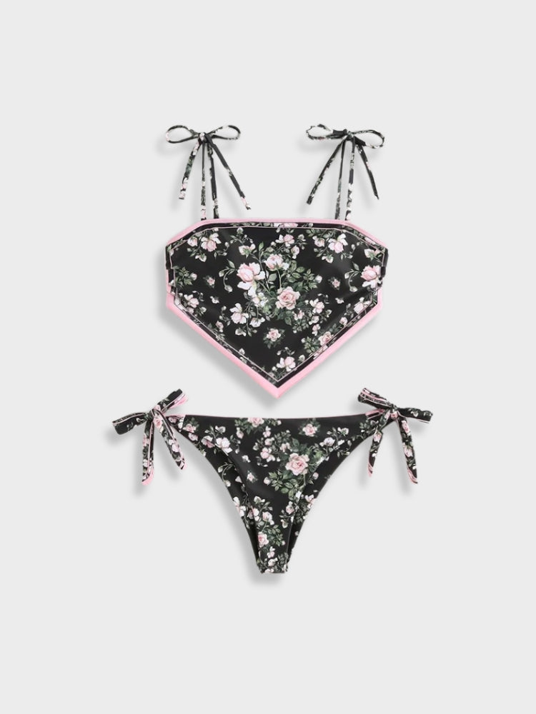 DriDa Stringbikini met Bloemenprint