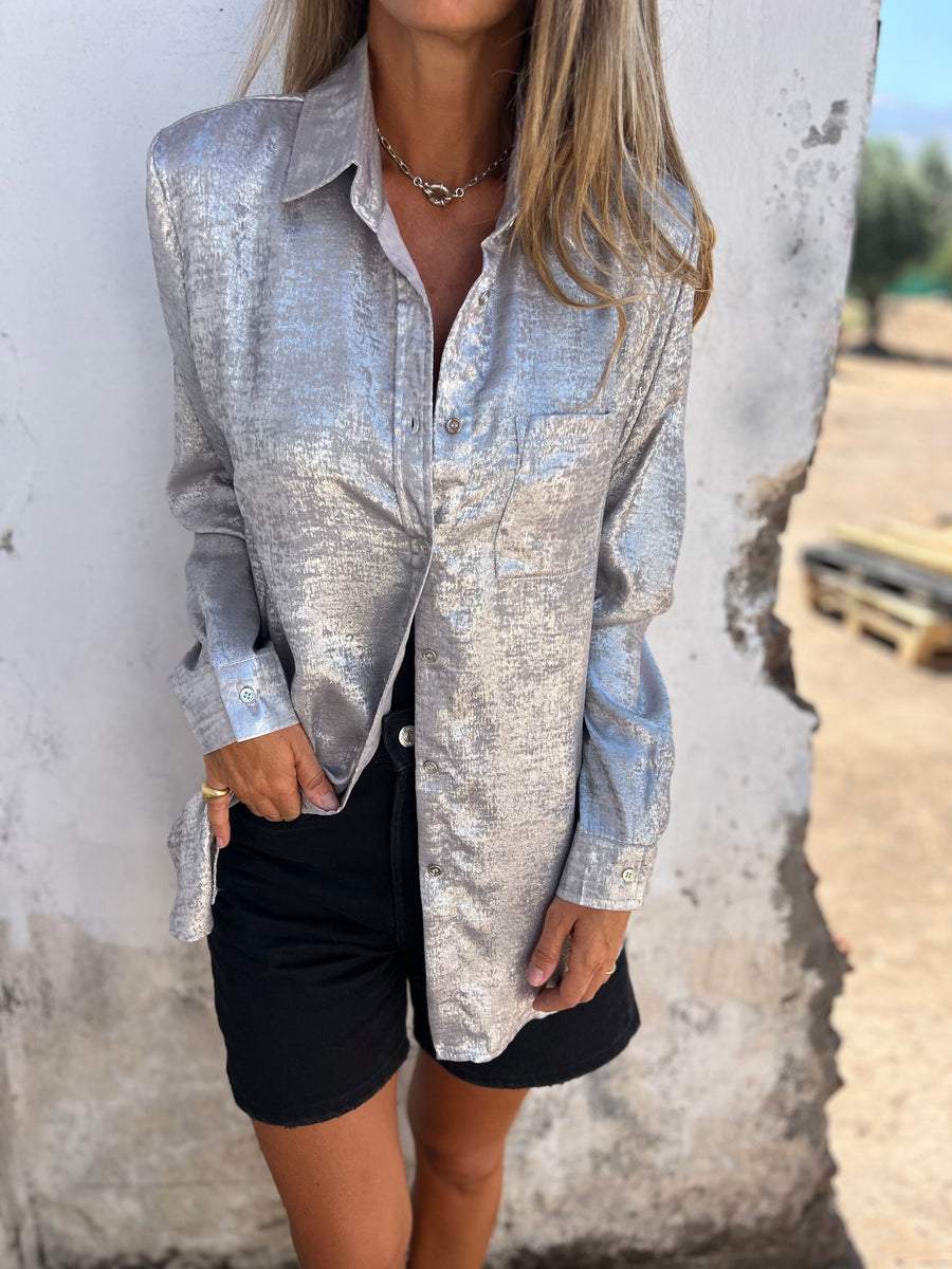 Sanne Metalen blouse