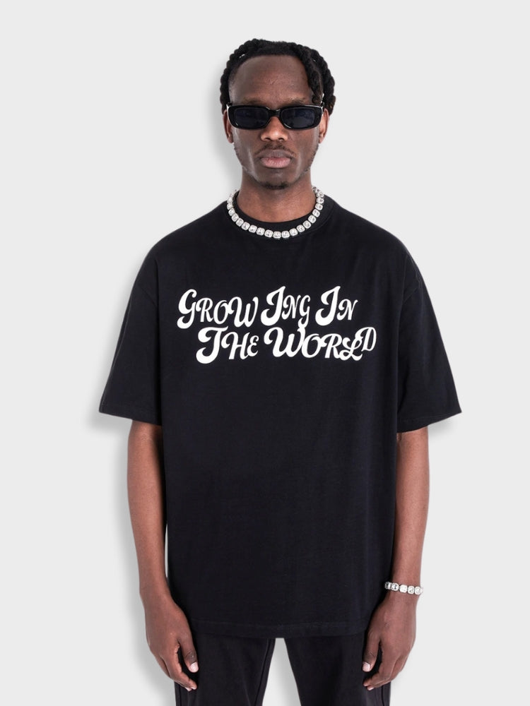 DriDa Groing in de wereld print t-shirt