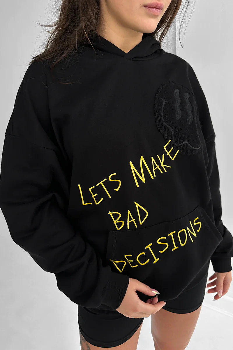 Bad Decisions Oversized Hoodie