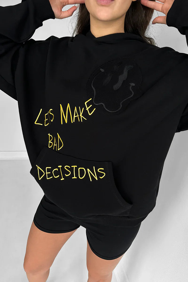 Bad Decisions Oversized Hoodie