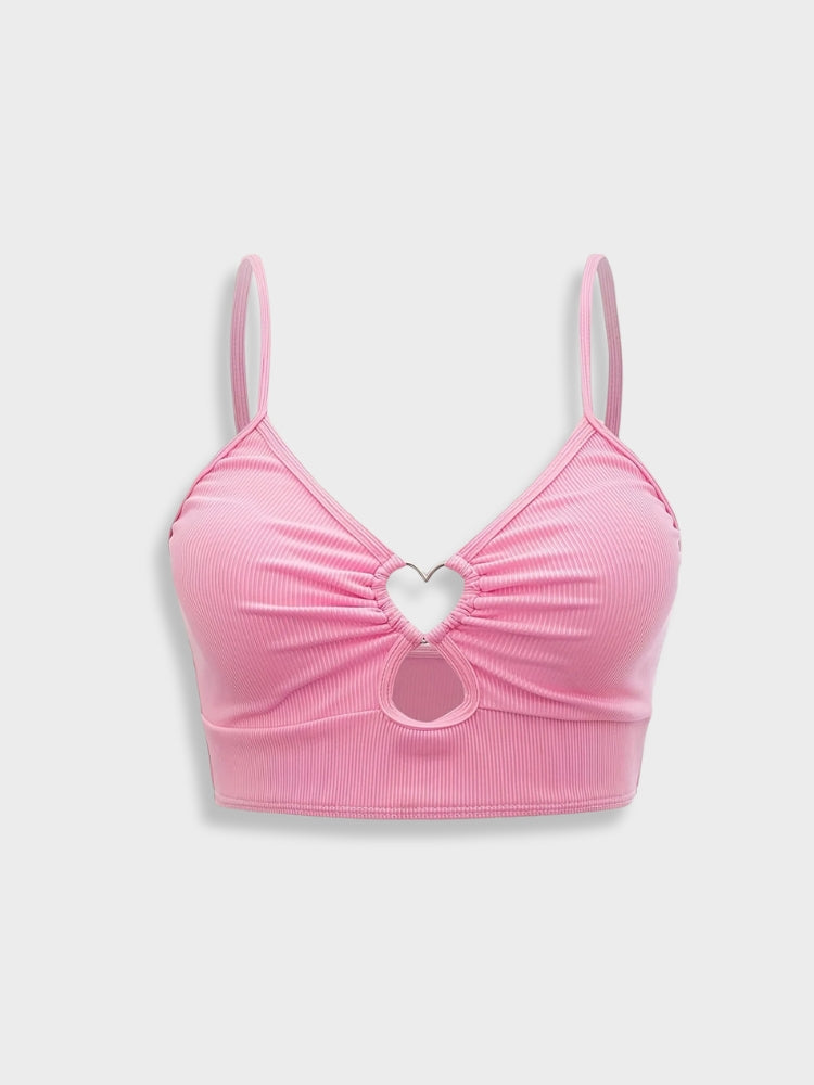 Pink Bikini Heart Top