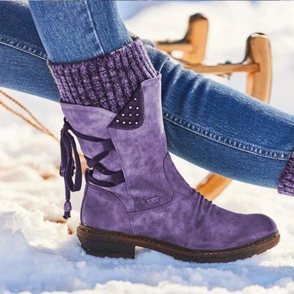 Lara Winter warme rug veterschoenen schoenen