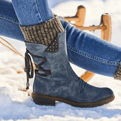 Lara Winter warme rug veterschoenen schoenen