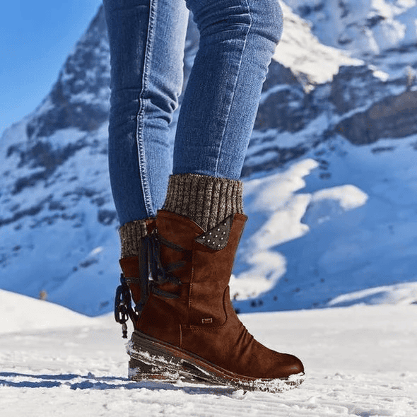 Lara Winter warme rug veterschoenen schoenen