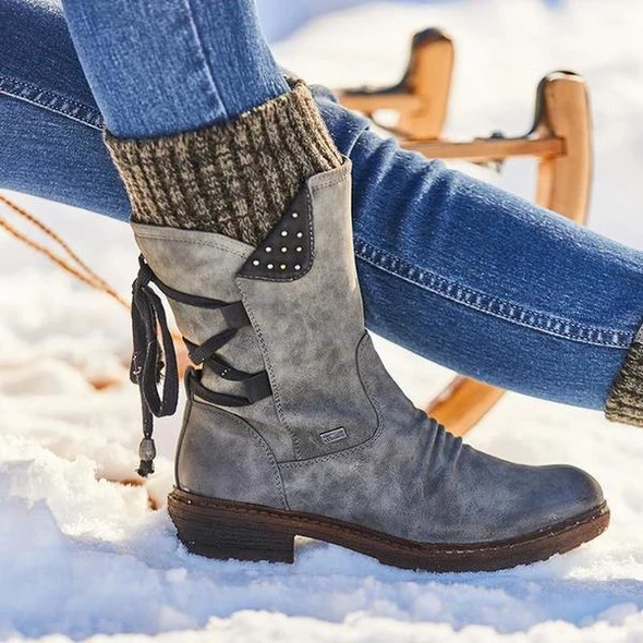 Lara Winter warme rug veterschoenen schoenen