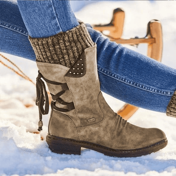 Lara Winter warme rug veterschoenen schoenen