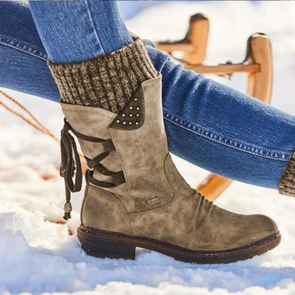 Lara Winter warme rug veterschoenen schoenen