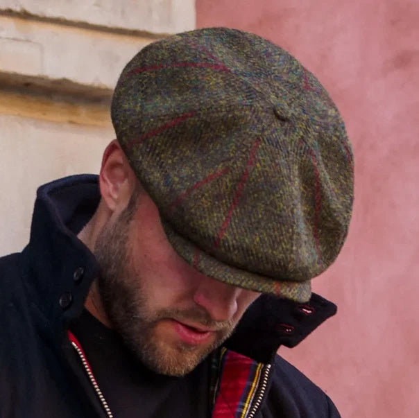 DriDa Tweed 8-Panel Newsboy Cap – Baker Boy Hat