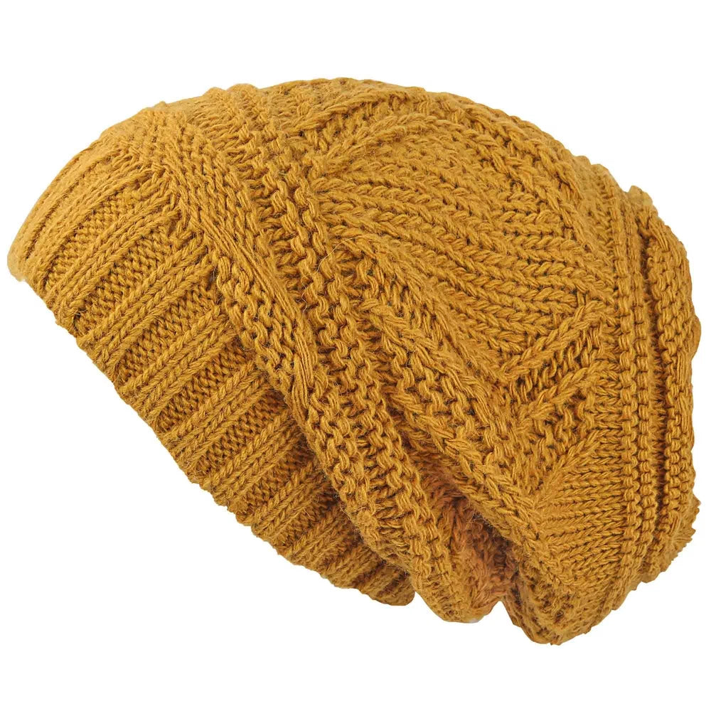 DriDa Gebreide Oversized Winter Beanie
