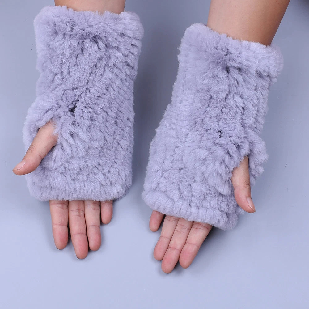 DriDa Echte Rex Rabbit Fur Dames Handschoenen