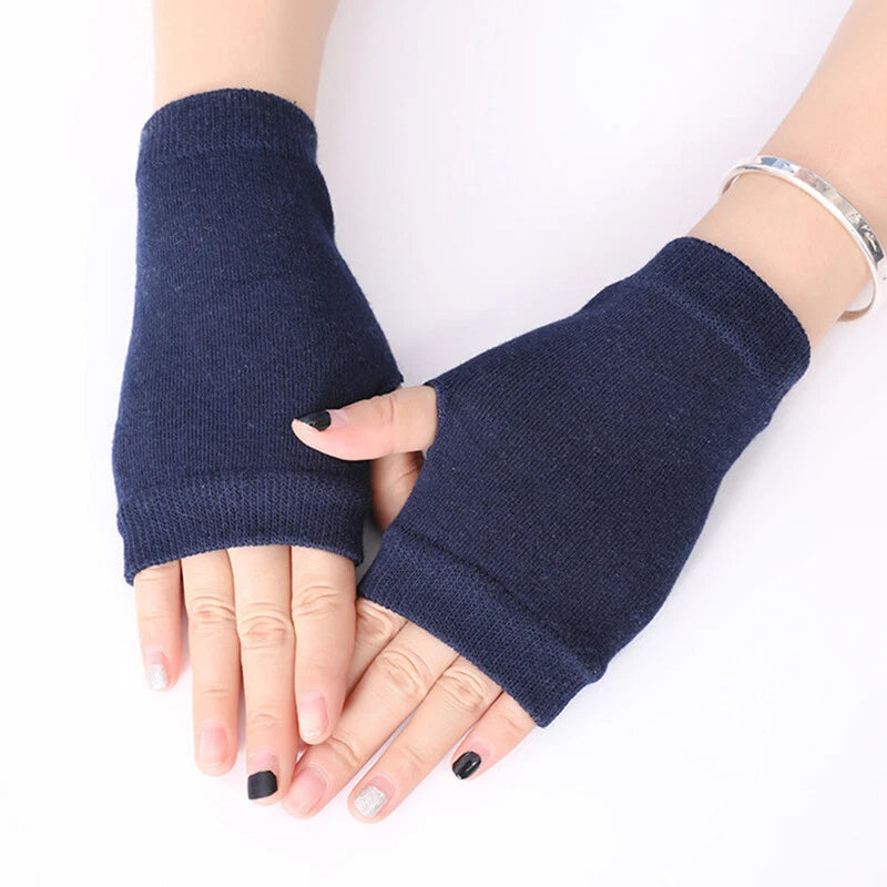 DriDa Gebreide Vingerloze Handschoenen voor Dames