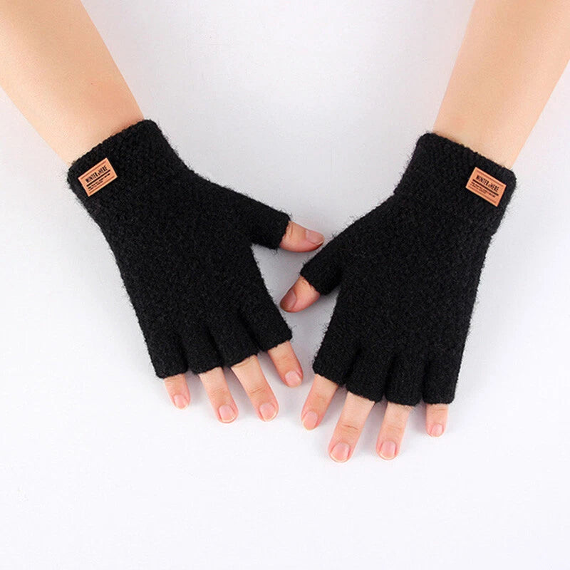 DriDa Winter Alpaca Wol Vingerloze Handschoenen