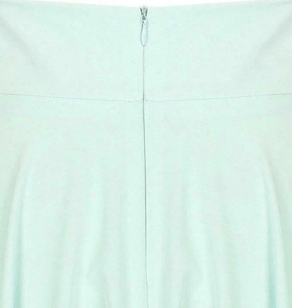 Stretch Skater Rok voor Dames – Midi Knielengte van DriDa