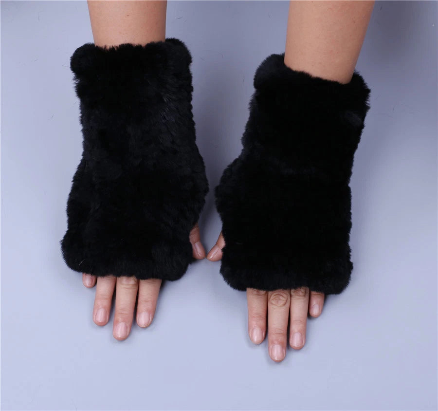 DriDa Echte Rex Rabbit Fur Dames Handschoenen