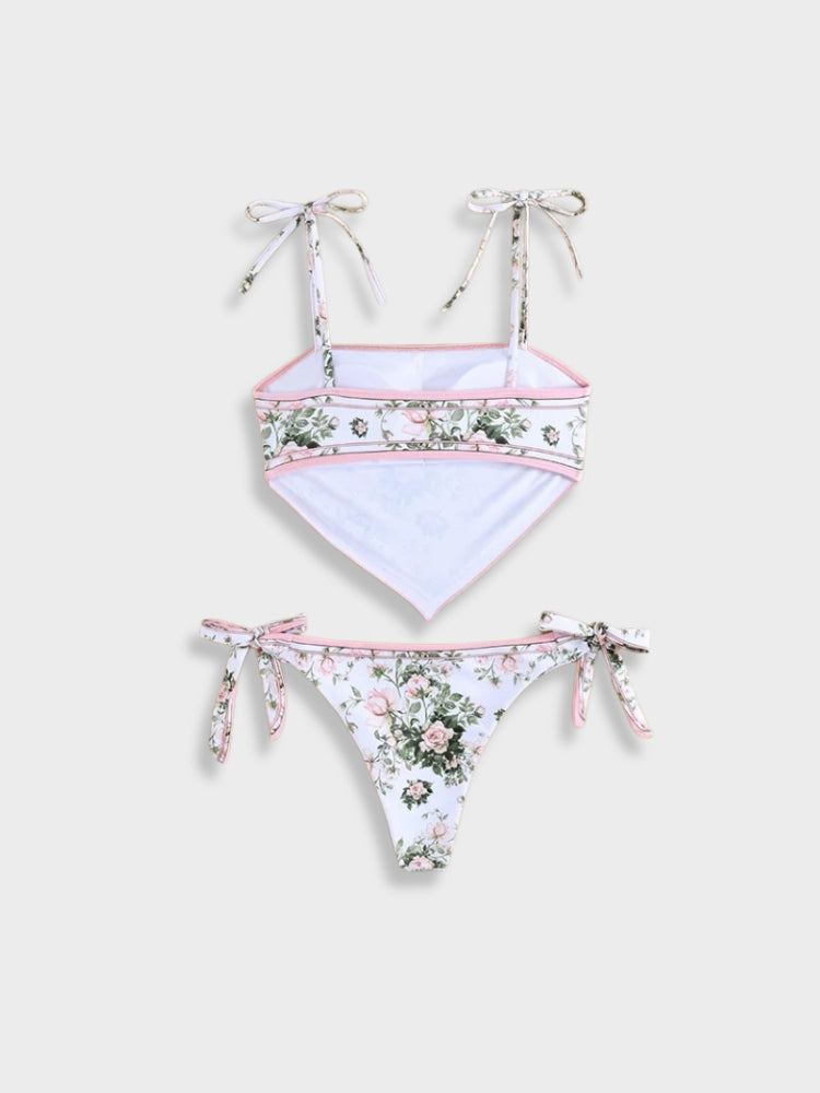 DriDa Stringbikini met Bloemenprint