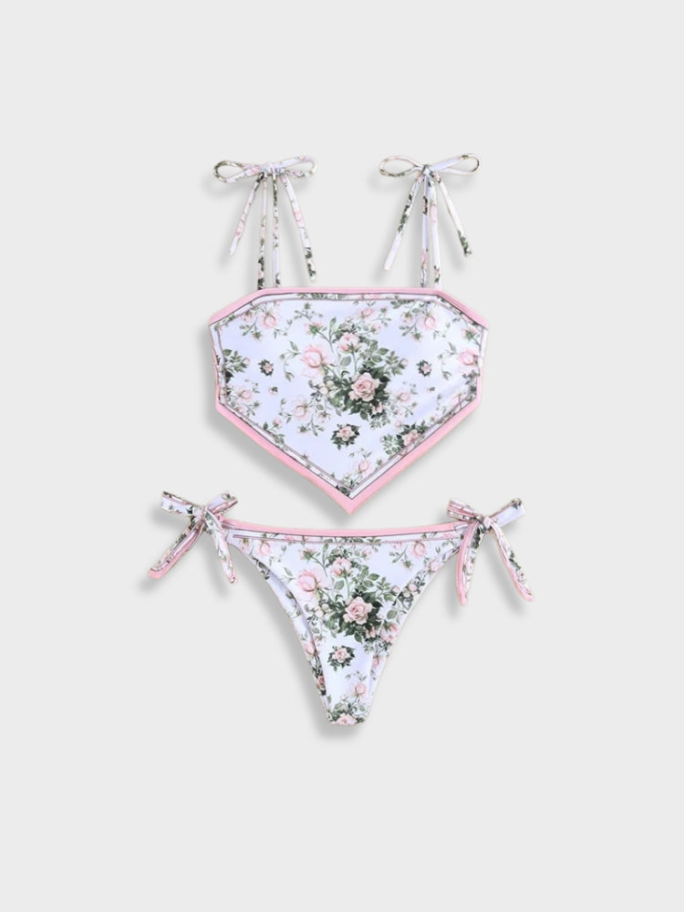 DriDa Stringbikini met Bloemenprint